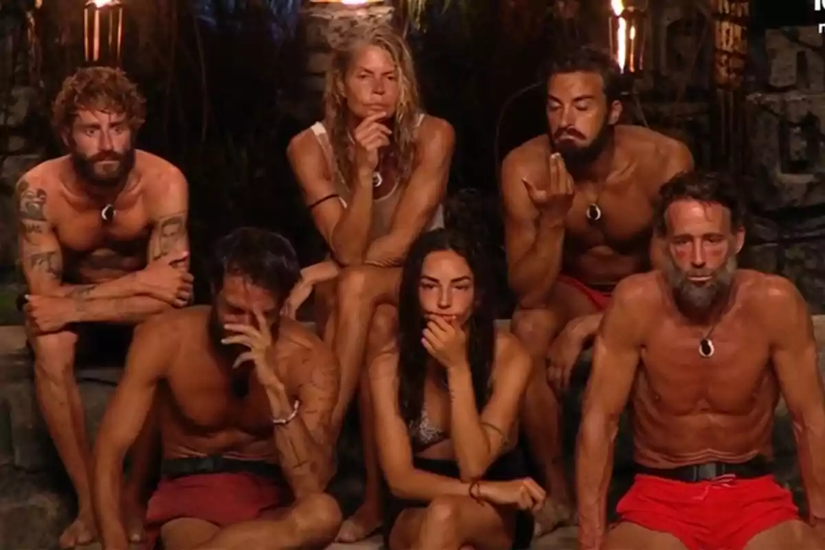 Los concursantes de 'Supervivientes' en La Palapa