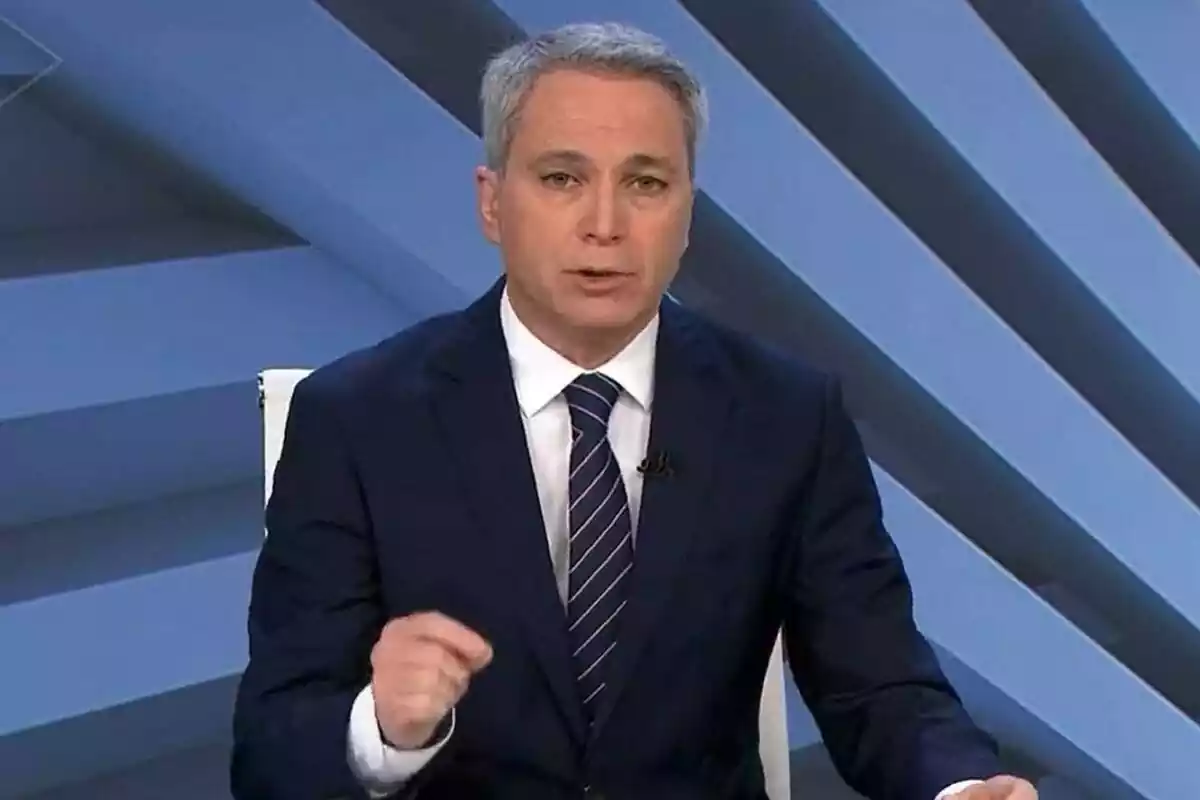 Vicente Vallés como presentador de Antena 3 Noticias 2